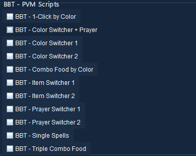 BBT-PK AHK interface with PK scripts, hotkeys, color detection OSRS and Gear Switch by Color